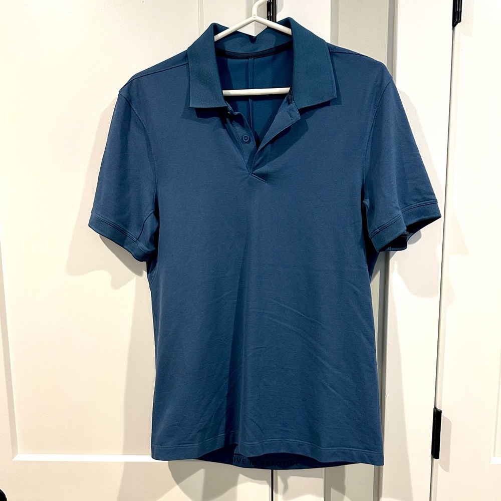 Lululemon Men's Blue Polo Shirt